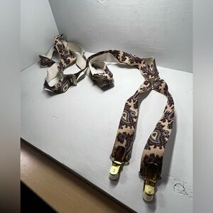 Vintage Paisley Suspenders